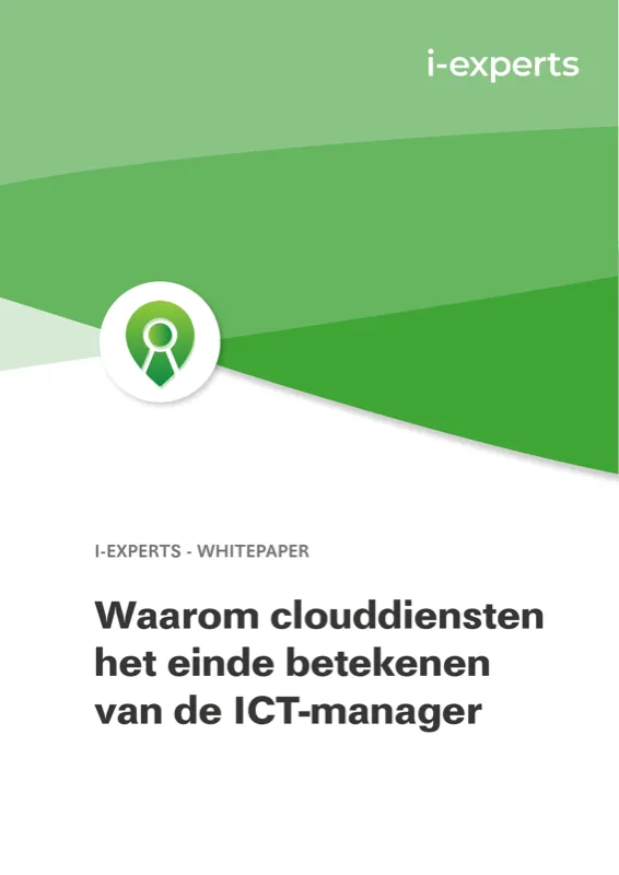 Whitepaper Waarom Cloud diensten het einde betekenen van de ICT-manager