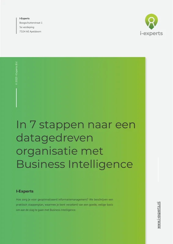 Whitepaper: in 7 stappen naar een datagedreven organisatie met Power BI