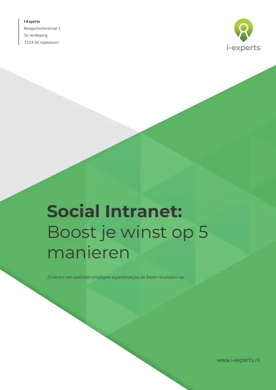 Whitepaper Social Intranet: Boost je winst op 5 manieren